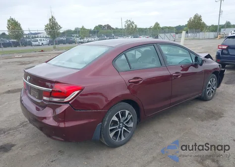 2015 Honda Civic Ex из США, поврежденный, VIN 19XFB2F81FE109516